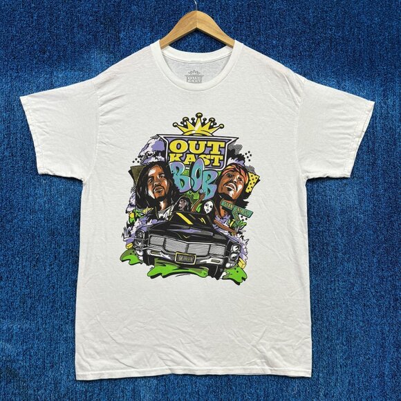 OutKast “Bob” Stankonia Hip-Hop Graphic T-Shirt Size Medium - Picture 1 of 4